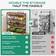 thumbnail image 4 of Carrito de cocina Cinati de 4 niveles con 10 cestas y ruedas, 4 of 7
