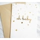 thumbnail image 2 of Tarjeta de felicitación CHRIZ.Z Oh Baby! Baby Shower con sobre de papel kraft, 2 of 4