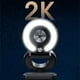 thumbnail image 1 of Upgrade Your Video Calls with This 4K Webcam - Full HD 2K Mini Camera with Fill Light & Microphone!, 1 of 3