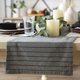 thumbnail image 5 of Tapete de mesa DII Farmhouse Gingham, 100% algodón, 35 x 275 cm, negro, 5 of 6