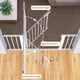 thumbnail image 4 of Reja De Seguridad Escalera Puerta Bebés Y Mascotas blanco, 4 of 8