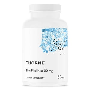 Suplemento De 30 Mg De Picolinato De Zinc De Thorne Para Apo