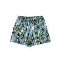 Samia - Short Corto Hombre Estampado Celeste M