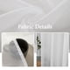 thumbnail image 3 of Cortinas MIULEE Blancas Transparentes 137x213 cm 2 Paneles, 3 of 7