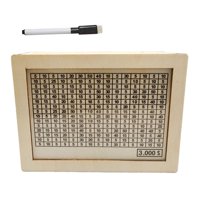 Bothyi - Hucha De Madera Con Mostrador Con Números Para Niños, Niñas Y Niños, 3000Usd