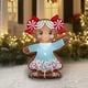thumbnail image 5 of Decoración inflable navideña para jardín, Gingerbread Girl, 1,2 m, 5 of 6