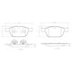 thumbnail image 2 of Pastillas Freno para auto Volvo XC90 2003-2015 Delantero, 2 of 3