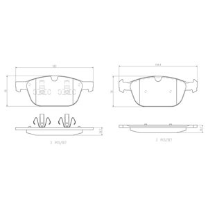 Pastillas Freno Para Auto Powerstop 17-1412