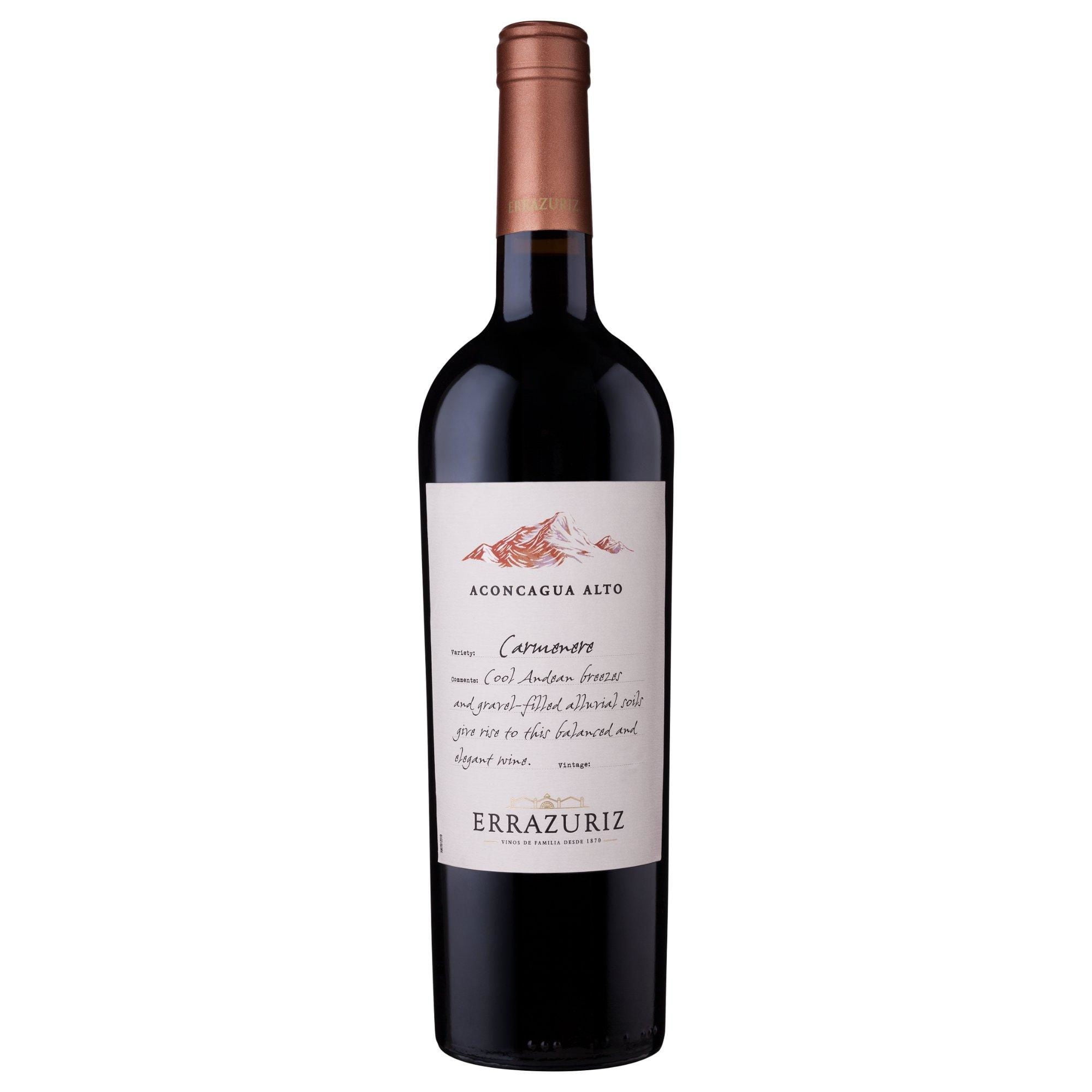 Vino Tinto Carmenere 13° Botella 750 ml Errazuriz