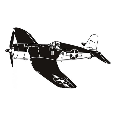 Rienda Libre Graphics - Decomural World War 2 Plane Fighter Jet Ws-15336