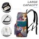 thumbnail image 4 of Corgi-theme Backpack, Campus style schoolbag Bookbag with Adjustable Shoulder Straps And Large Zip Compartment, Unisex Travel Bags.42x30x15cm, 4 of 6