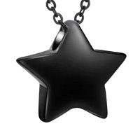 Magideal - Soporte Compacto Para Restos De Mascotas En Forma De Colgante Tubular - Ideal Para Hombres Y Mujeres Amantes De Los Perros Negro