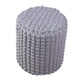 thumbnail image 3 of Funda Otomana Redonda Protector Otomano Para Salón Gris Claro, 3 of 3