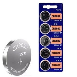 Genérica - 5 Un. Pilas Para Reloj - Cr2032 Gris