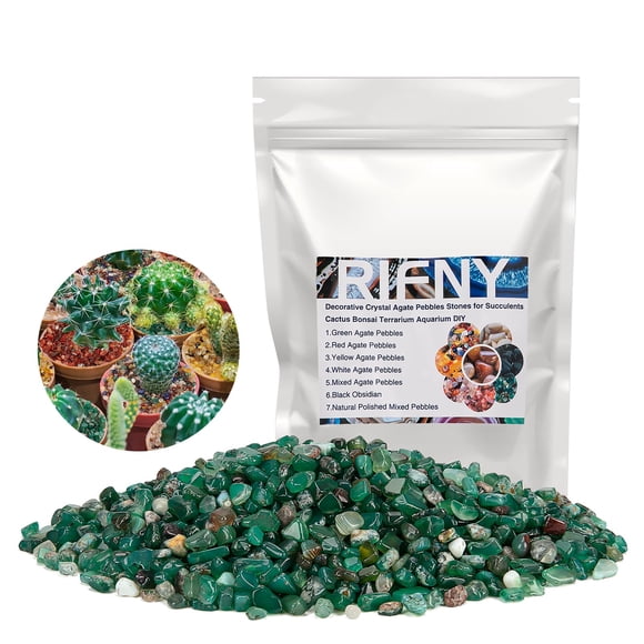 Rocas decorativas pulidas RIFNY, 680 g, gravilla verde