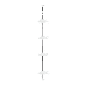 Crusec - Estante Esquina Para Ducha Y Baño Altura Regulable Rack
