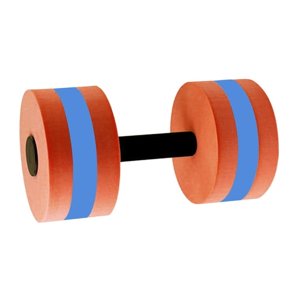 Pesas acuáticas Pesas de ejercicio acuático Pesas de natación ligeras Pesas acuáticas Pesas subacuáticas Entrenamiento de aeróbic acuático para piscin Naranja
