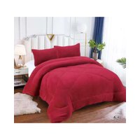 Imac Hogar - Plumon Chiporro De Invierno 2 Plazas Rojo