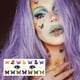 thumbnail image 1 of Waterproof Tattoo Stickers Cute Sweet And Spicy Girl Face Stickers Party Makeup Festival Dance Tattoo Stickers Halloween Makeup, 1 of 3