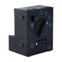 Ioensy - 15176678 Interruptor De Lámpara De Faro Para Accesorio Automotriz Gmc Yukon Negro