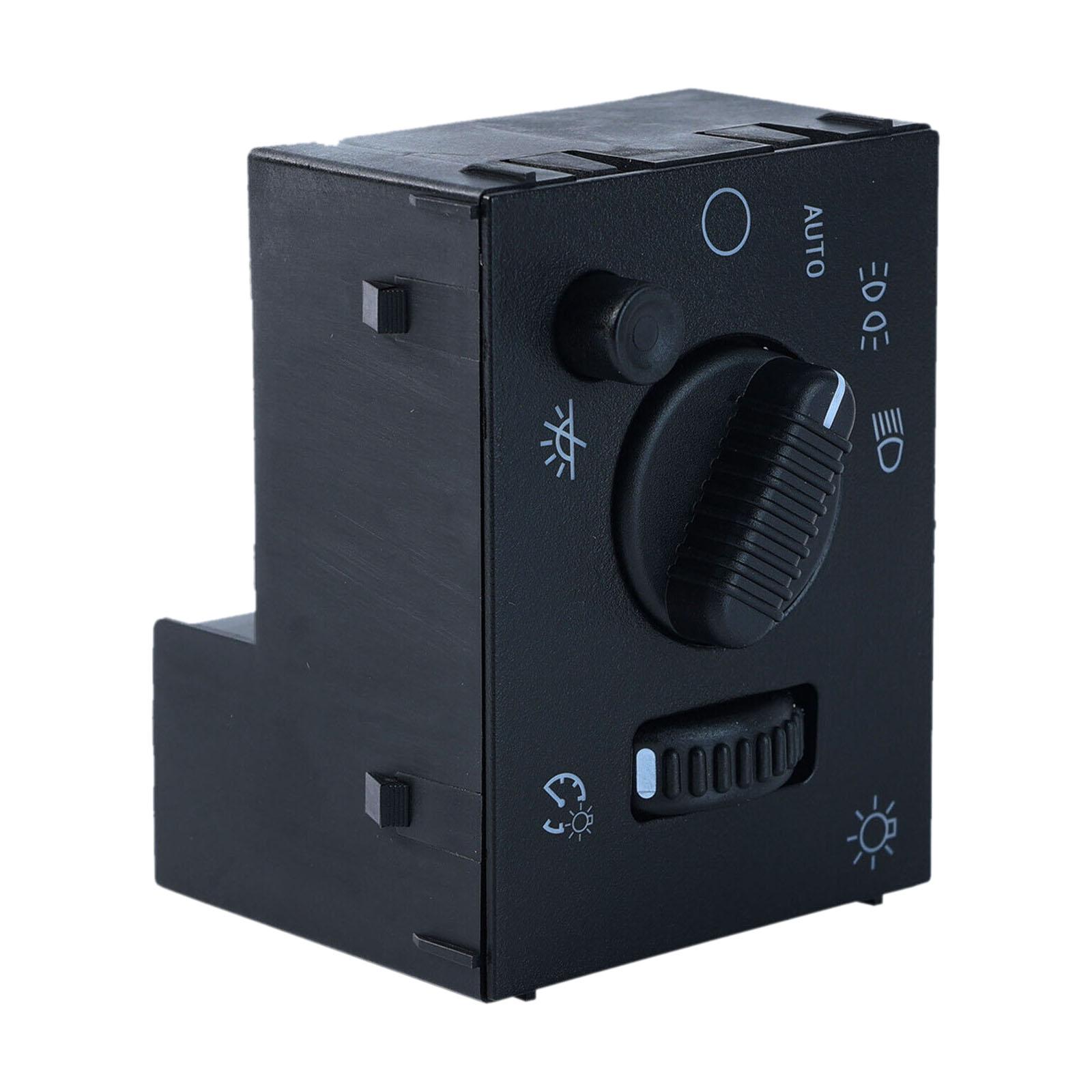 Ioensy - 15176678 Interruptor De Lámpara De Faro Para Accesorio Automotriz Gmc Yukon Negro