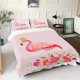 thumbnail image 2 of Flamingo Duvet Cover Cartoon Home Printed Pillowcase Set Adult Bedroom Children Comforter Bedding, 2 of 5