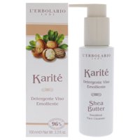 Lerbolario - Limpiador Facial Emoliente De Manteca De Karité De Para Unisex - Limpiador De 3,3 Oz
