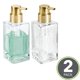 thumbnail image 2 of Dispensador de jabón espumoso mDesign 400 ml Pack de 2 Transparente/Latón suave, 2 of 8