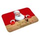 thumbnail image 4 of Mat De Piso Absorbente Flannel Rojo Para Decoración Al Aire Libre Interior Navidad F, 4 of 5