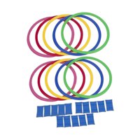 Ioensy - 10 Piezas Anillos De Entrenamiento De Agilidad Anillos Círculo Para Adultos Rugby Bádminton 42Cm