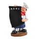 thumbnail image 3 of Chef Estatua Escultura Resina Chef Estatuilla Adorno Decorativo Para Restaurante Derecha 18x13x29.5cm, 3 of 5