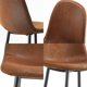 thumbnail image 5 of Comedor Charleston Mesa 75 x 80 x 150 cm + 6 Sillas Velvet Café, 5 of 6