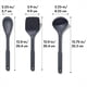 thumbnail image 2 of Juego de utensilios OXO Good Grips de silicona de 3 piezas, color gris, 2 of 7