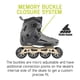 thumbnail image 4 of Patín en Línea Rollerblade Lightning 90 para Hombre Antracita/Topo, 4 of 7