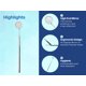thumbnail image 4 of Espejo bucal Artman Instruments - Pack de 10 de acero inoxidable, 4 of 8