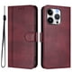 thumbnail image 1 of Funda Cartera para iphone 16 Pro Protección 360° con Ranuras para Tarjetas y Soporte Rojo, 1 of 6