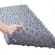 thumbnail image 3 of 1pc Anti-Slip Shower Stall Mat with Suction Cups and Drain Holes - Pebble Shaped Long Bath Rug for Bathroom Safety and Comfort, 3 of 5