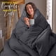 thumbnail image 4 of Edredón con relleno de edredón Utopia, cama king size, gris, 4 of 7