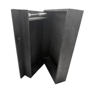 Magideal - Corrimiento De Estantes De Pared De Ocultación Decoración Del Hogar De Madera Decoración Del Hogar Para La Pared Para La Sala Del Dormitorio Del Dormi Negro