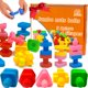thumbnail image 1 of Juguete de Tuercas y Tornillos RAINBOW TOYFROG para niños pequeños - 40 piezas, 1 of 9