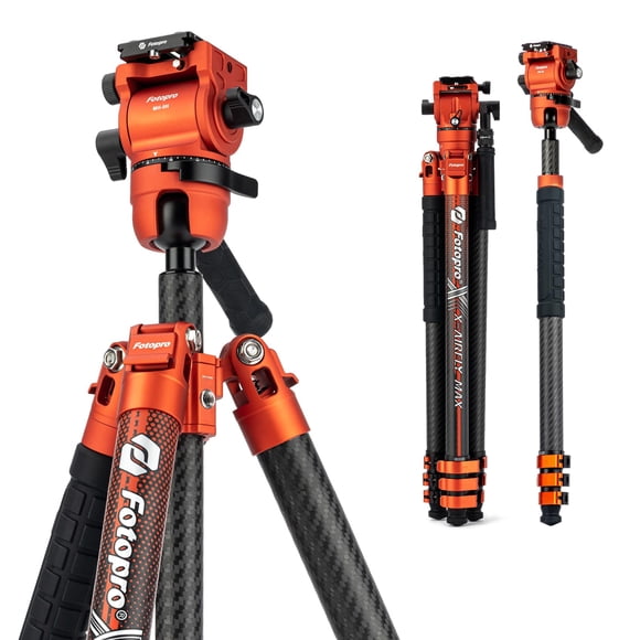 Trípode Fotopro X-AIRFLY Max Video de fibra de carbono 1,65 kg