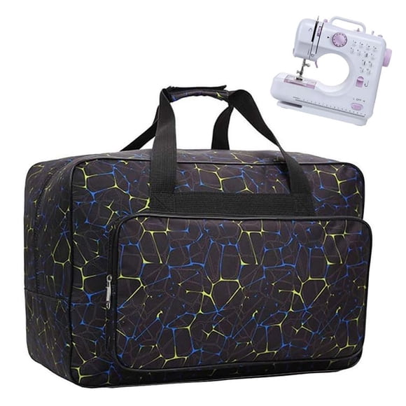 Bolso De Transporte Para Máquina De Coser De Nailon Acolchado 45 X 31 X 23 Cm