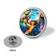 thumbnail image 3 of Los Croods-Theme Round Button Badge: Premium Metal Construction, Ideal for High-End Events 2.8 cm, 3 of 6