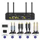 thumbnail image 3 of Sistema de Micrófonos Froket UHF de 4 Canales con Bluetooth y DSP, 3 of 6