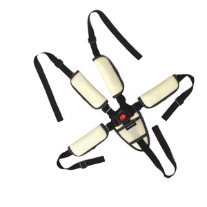 Bothyi - Cinturón De Seguridad Ajustable Para Silla De Bebé Cinturón Para Silla De Comedor Infantil Para Silla Alta Blanca