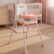 thumbnail image 3 of Silla Comer Bebe Altura Regulable Easy Travel Rosada, 3 of 7