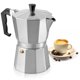 thumbnail image 1 of Cafetera cubana Moka Pot Mixpresso para 3 tazas, cuerpo de aluminio, 1 of 9