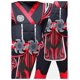 thumbnail image 5 of Disfraz de ninja rojo de Spooktacular Creations para niños de 8 a 10 años, 5 of 7