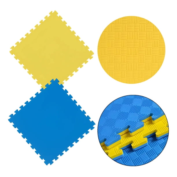 Pack 2 Tatamis Reversibles Goma EVA 100x100x4 cm Encastrables