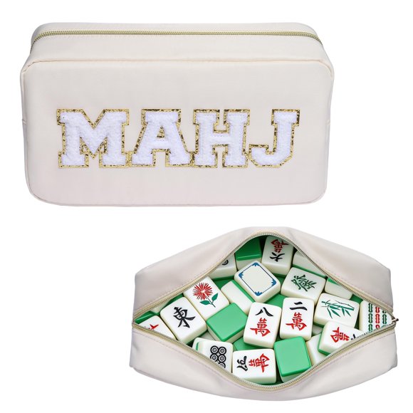 Bolsa para fichas de Mahjong Ahdoma 52 x 9 x 14 cm - Estuche de viaje